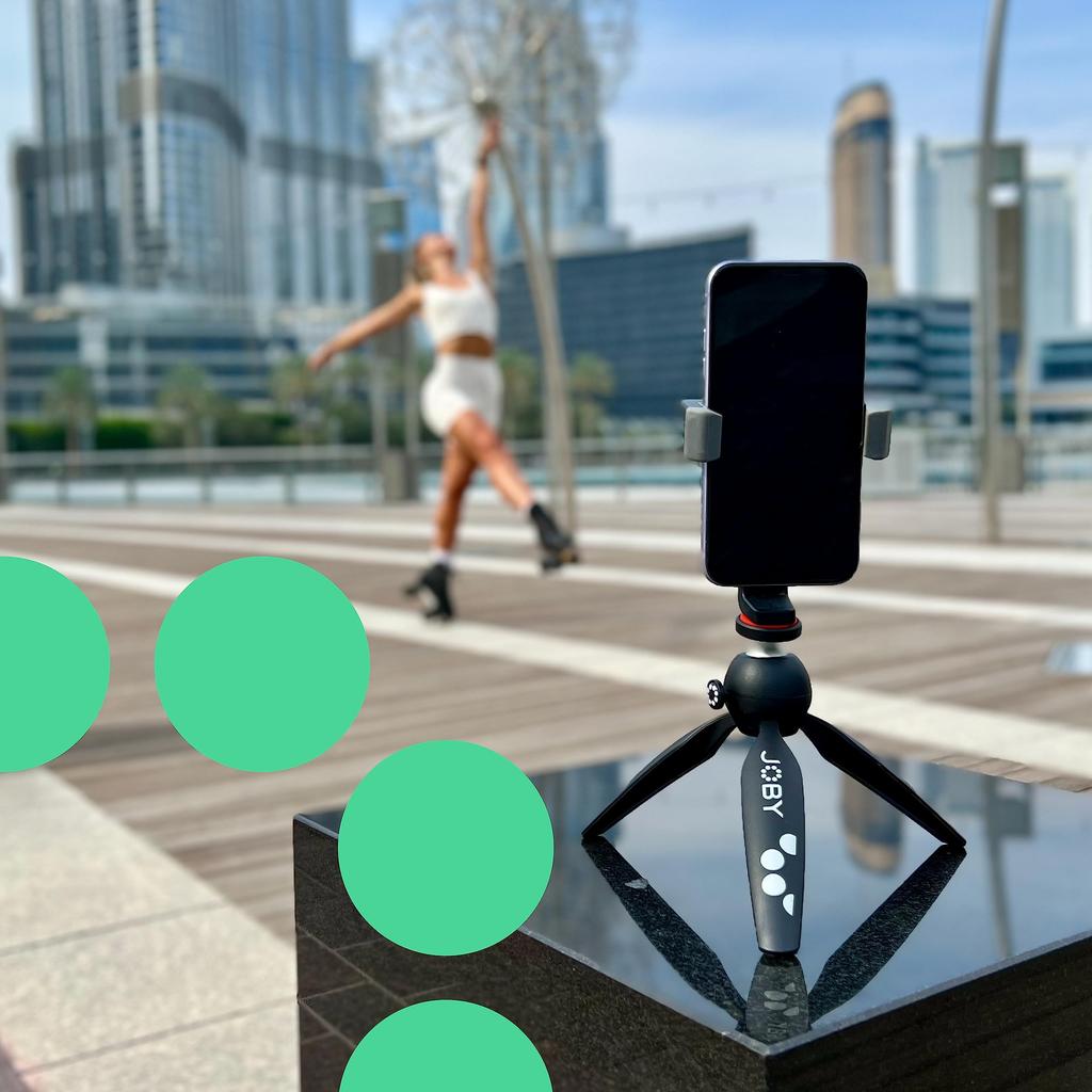 JOBY Mini Tripod Handypod 2 Black Handypod2 Hand Grip for Video Shooting Height Storage Height Weight Load Capacity 1kg Aluminum Mirrorless Camera