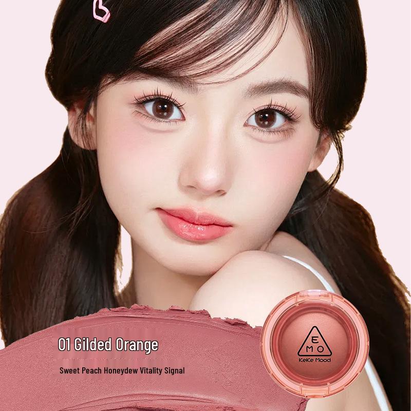 Keke Mood Clear Skin Cream Blush – Brightening, Plumping, Natural, Pigmented Color Vitality.
