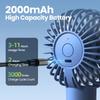 Mini Portable Fan with Water Mist,2000mAh Capacity& Humidifying Function for Summer Personal Electric Fan USB fans for Room