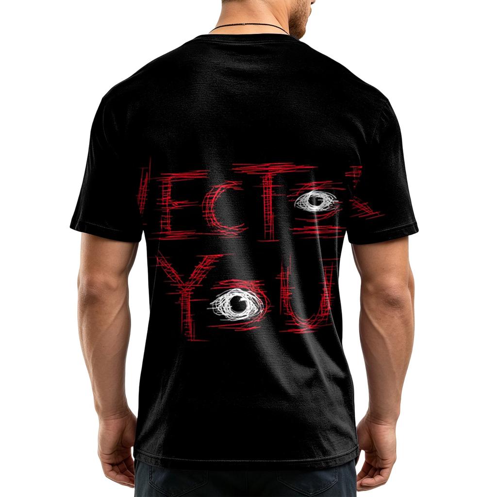 Men's Casual Lightweight Breathable Short Sleeve T-Shirt with Halloween Print Crew Neck Comfortable Fit for Daily Wear