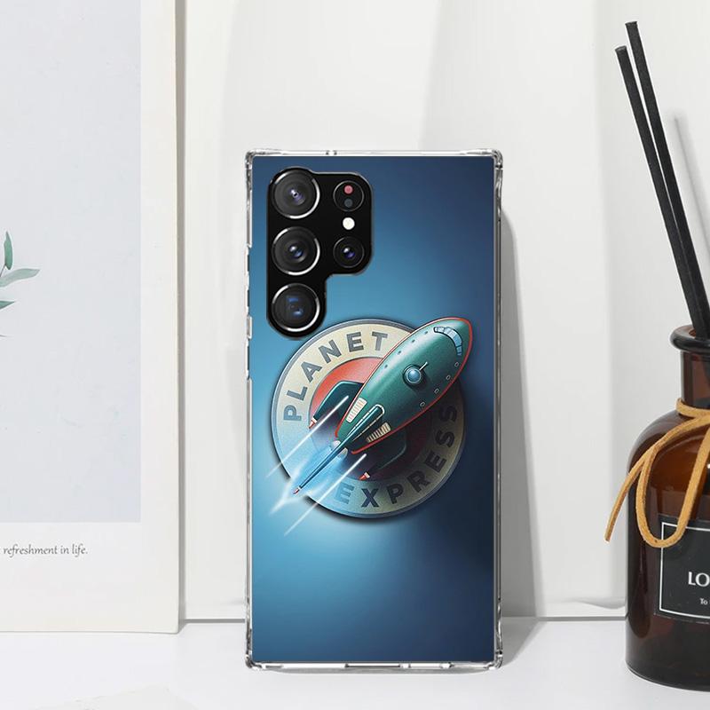 

Futurama Planet Express Phone Case For Samsung Galaxy S26 S25 Edge S24 FE S23 S22 Ultra S21 Plus S20 + Art Fundas Back Cover Gal Samsung S24
