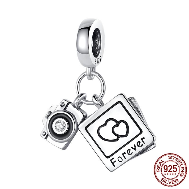 Luggage Airplane Passport Three-Piece Setcopper Charms Fitoriginal Bracelet Jewelry Making For Women Gift