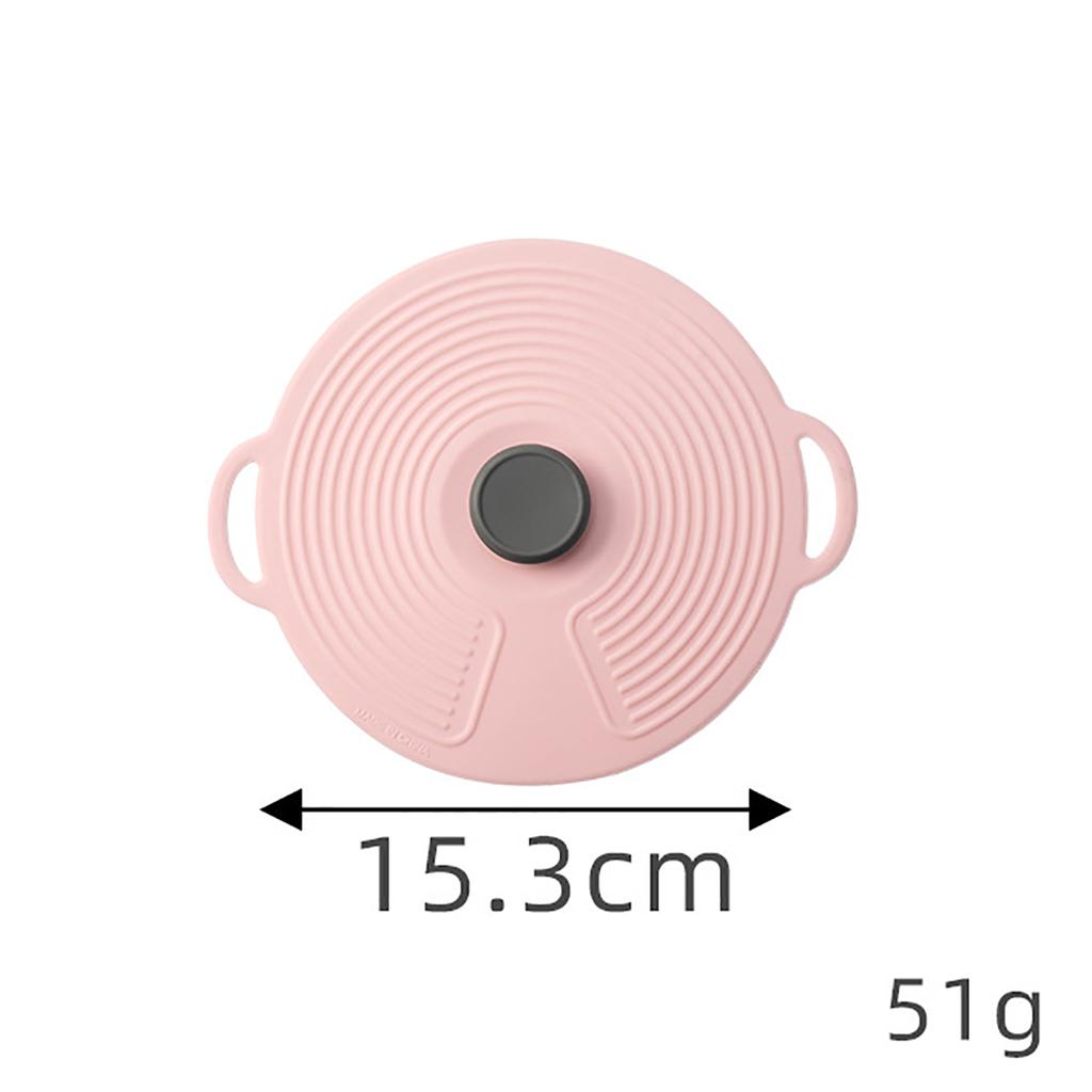 5 Styles Anti Overflow Sealing Silicone Pot Cover Heat Resistant Microwave Splatter Cover Fresh-Keeping Lid Pot Lid