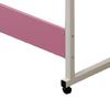 Liftable Bedside Table 60 X 40cm C Shape Metal Frame Mobile Laptop Desk for Home Sofa