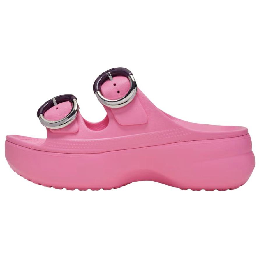 Crocs Saturday Versatile Open-Toe Slide Sandals Women sandals Pink 213246-669 34-35