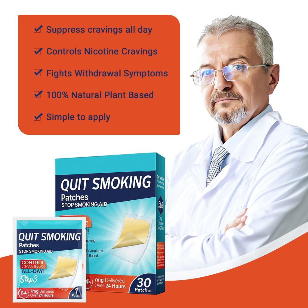 Step 1 30 Abstain Mist Patches, Male And Female Stickers, Full Body Herbal Breathable Patches(1 Box)