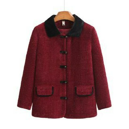 

2026 Embroidered Chinese-Style Jacket for Middle-Aged & Elderly Women XL