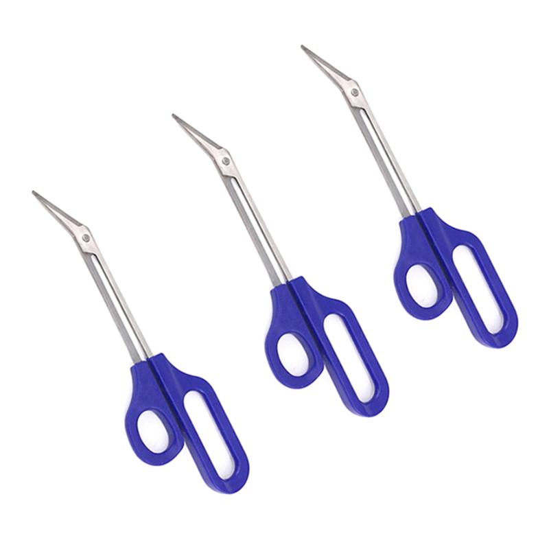 Toenail Scissors with for Extra Long Handle, Special Stainless Steel, Angled Blade,21 for cm