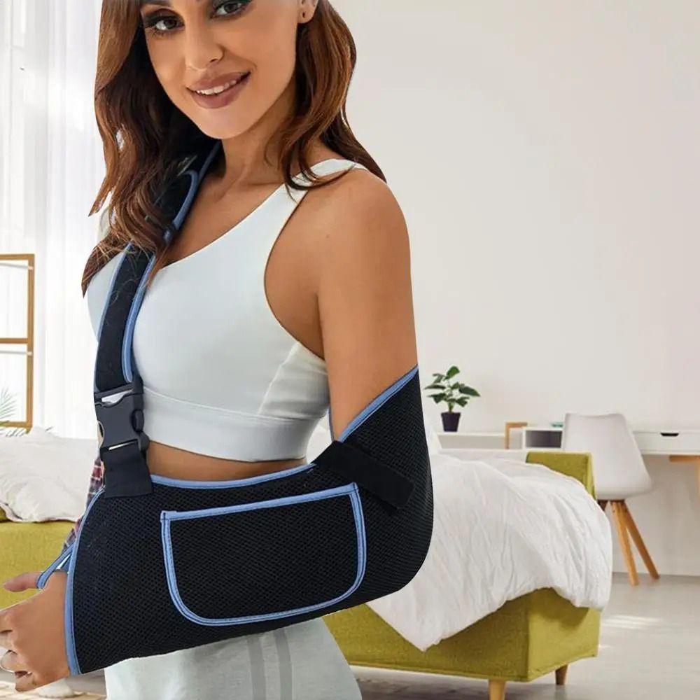 Adjustable Strap Forearm Brace Thicken Shoulder Pads Wrist Fixed Protector  Wrist Fracture