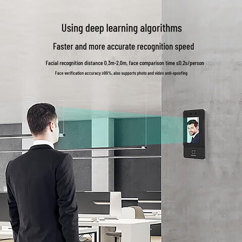 Hikvision WX22P Facial & Fingerprint Access & Attendance System CN plug (adapter included)