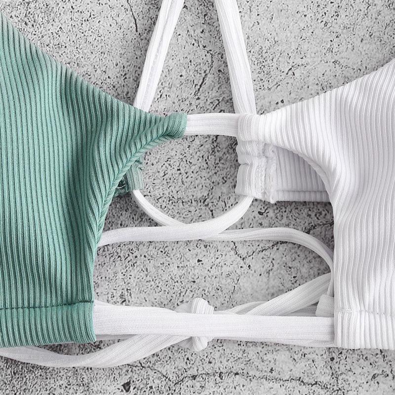 Women Swimsuit Sexy Push Up Swimwear Female Bathers Bathing Swimming Suit Summer Beachwear String Bikini