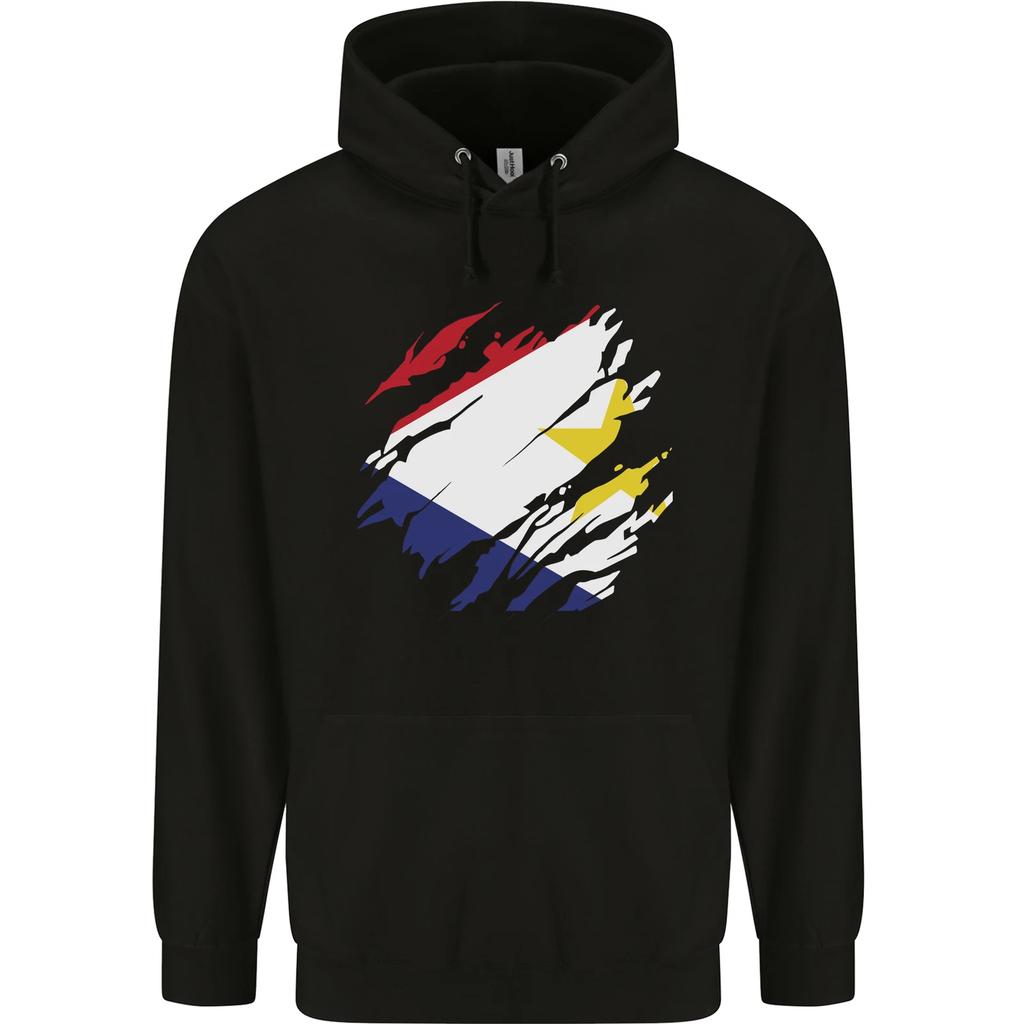 Torn Flag Saba hoodie-Casual Pullover Sweatshirt