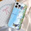 Anime Movie Umibe No Etranger For IPhone 17 16 15 14 Plus 13 12 11 Pro Max Phone Cover Back Satin Colorful Surface
