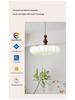 Chinese Fabric Pendant Light for Bedroom or Study - Solid Wood Pattern, Eye-Protecting Ceiling Light for Restaurant.