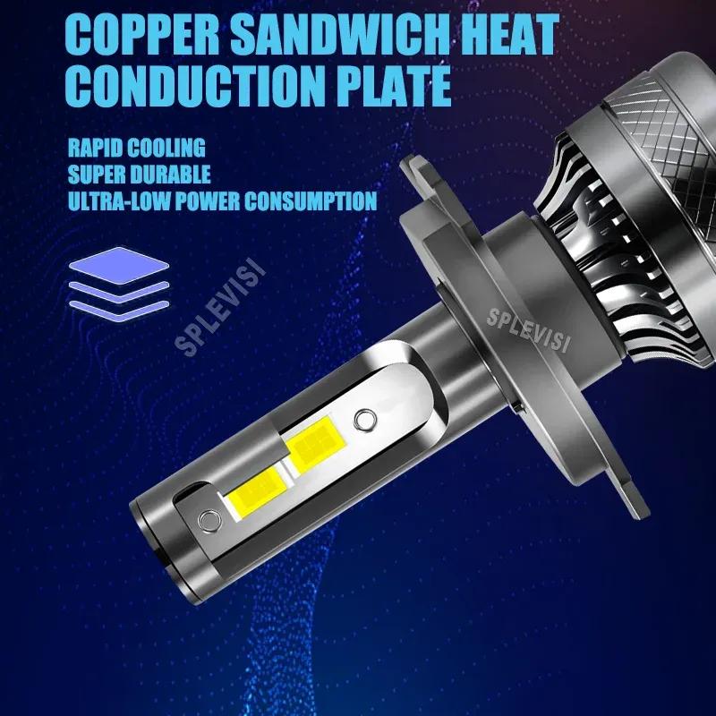 built-in silent cooling fan LED Bulb Experience 500% brighter than Halogen For Isuzu NPR 2006 2007 2008 2009 2010 2011 2012 2013