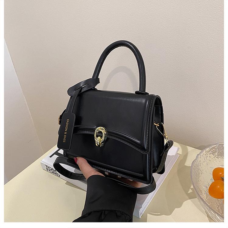 

Маленька жіноча сумка в стилі ретро, ​​літо 2024, нова модна сумка-мессенджер, жіноча інтернет-зіркова ніша, портативна маленька квадратна сумка чорний