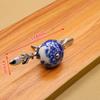 KAK 41mm China Blue and White Porcelain Ceramic Cabinet Handle and Pulls Kitchen Handles Drawer Knobs Furniture Handle and Knobs