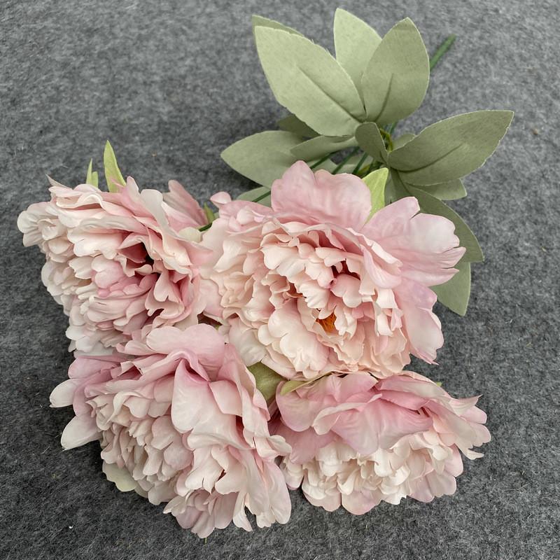 Peony Artificial Fake Flowers Wedding Arch Decorative Silk Flowers Realistic