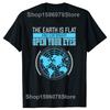 Funny Flat Earth Society T Shirts Graphic Cotton Streetwear Short Sleeve Birthday Gifts Summer Style T-shirt Mens Clothing