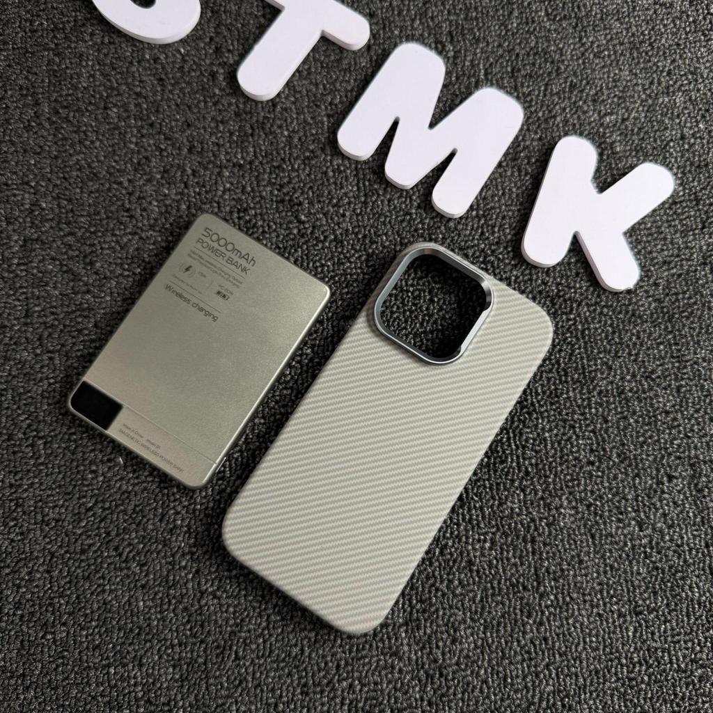 iPhone18PROMAX Kevlar Half-pack Magnetic Mobile Phone Case for Apple 17 Premium Hard Protective Case 16