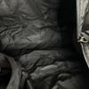 PRADA Triangle logo Boston bag black unisex used