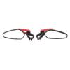 2PCS Motorcycle Rearview Mirror High Definition Clear View Aluminium Alloy Handlebar Side Mirrors for Motorbike