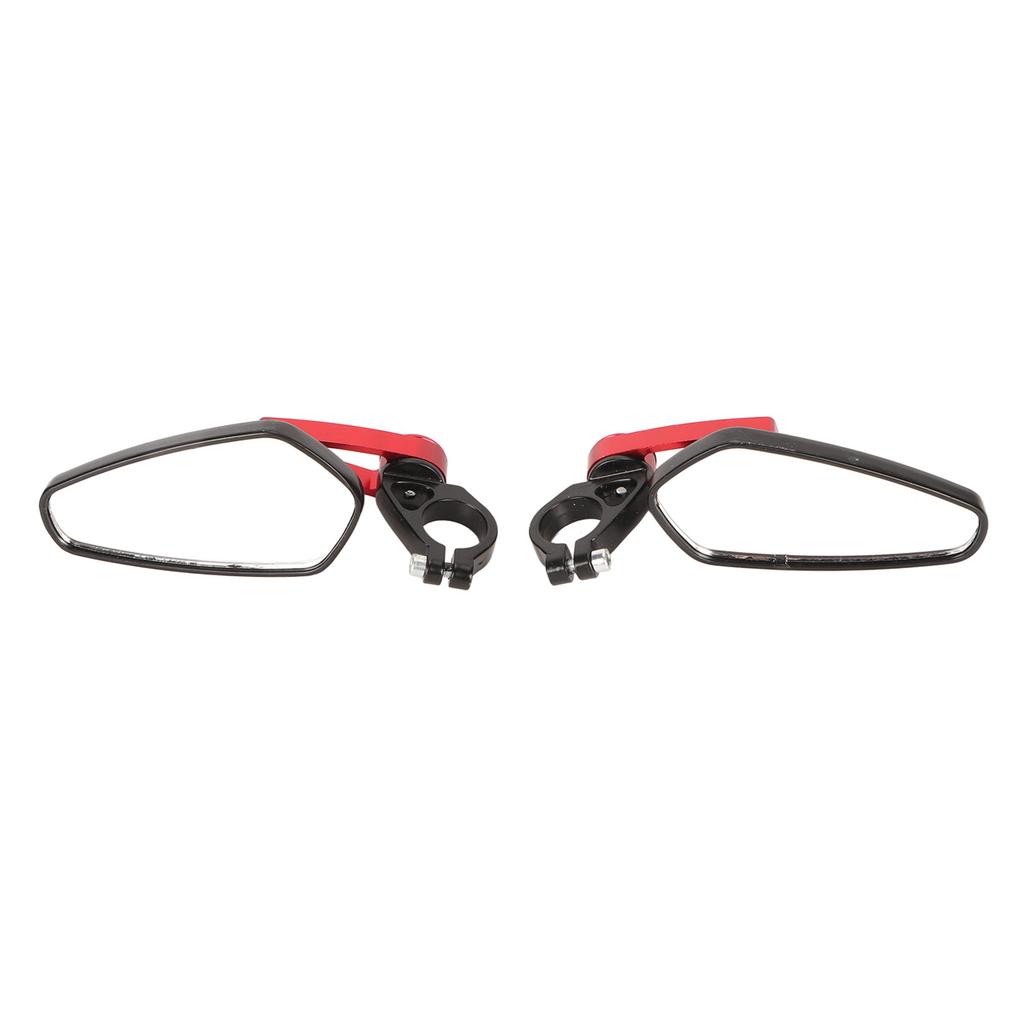 2PCS Motorcycle Rearview Mirror High Definition Clear View Aluminium Alloy Handlebar Side Mirrors for Motorbike