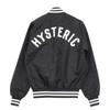 HYSTERIC GLAMOUR 02171AB14 Back Arch Logo HYSTERIC-G Embroidered Nylon Stadium Jacket Jacket S blackUsed