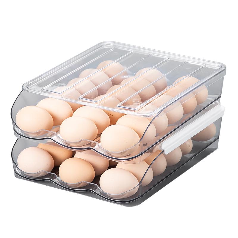 MAXCOOK Automatic Rolling 36-Grid Double Layer Egg Storage Box