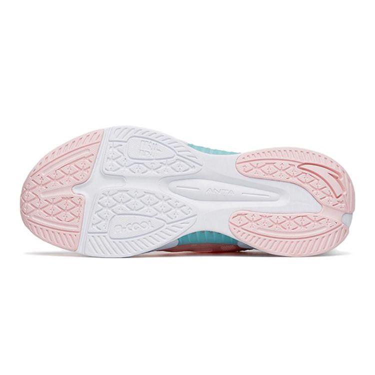 Anta Kids Wind Chaser 4.0 Anti-Slip Shock Absorbing Durable Breathable Low-Top Running Shoes Kids sneaker Pink Blue 322225516-3