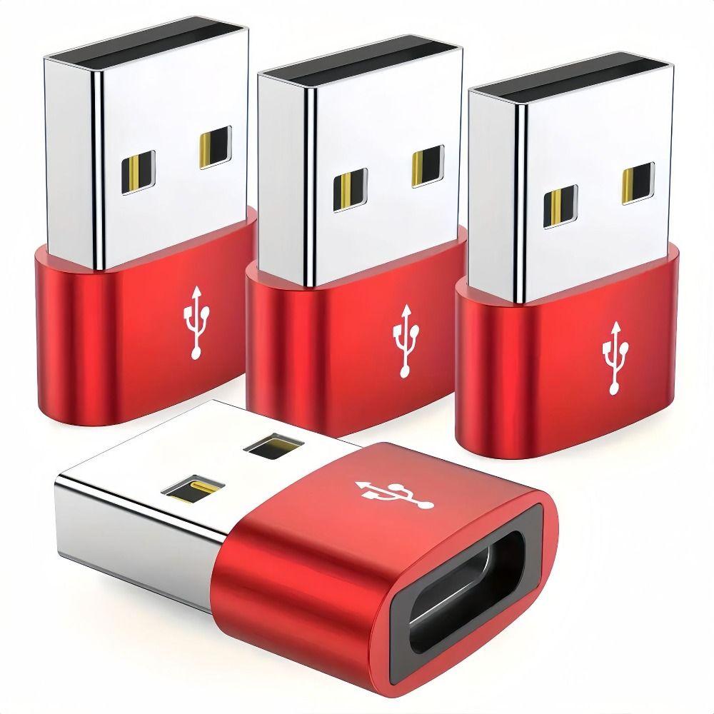 5pcs Portable OTG Data Adapter Mini USB Receiver Adapter USB Type C Adapter  Mobile Phone