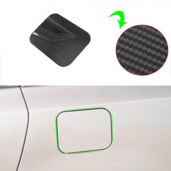 ABS Imitate Carbon Fiber Fuel Oil Gas Tank Cover For Toyota Sienna 2013-2020<