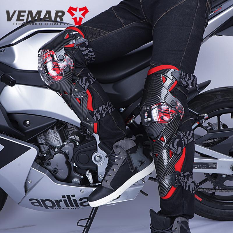 Vemar Motorcycle Knee Pads Safety Moto Guards Protection Men Scooter Leg Cover Riding Knee Protectors Women Motocross Equipment