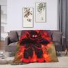 Warm Blanket Travel B-Blox Kitsune Fruits Throw Blanket  Flannel Bedspread For Outdoor Graphic Sofa Bed Cover