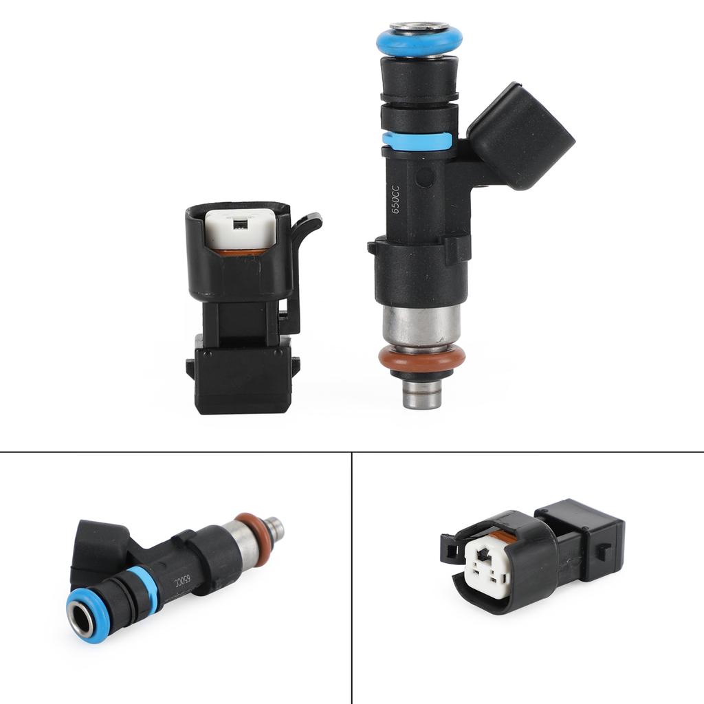 1PCS 650CC 62lb EV14 fuel injectors Fit A4 TT Fit Golf Jetta KSM 1.8T turbo