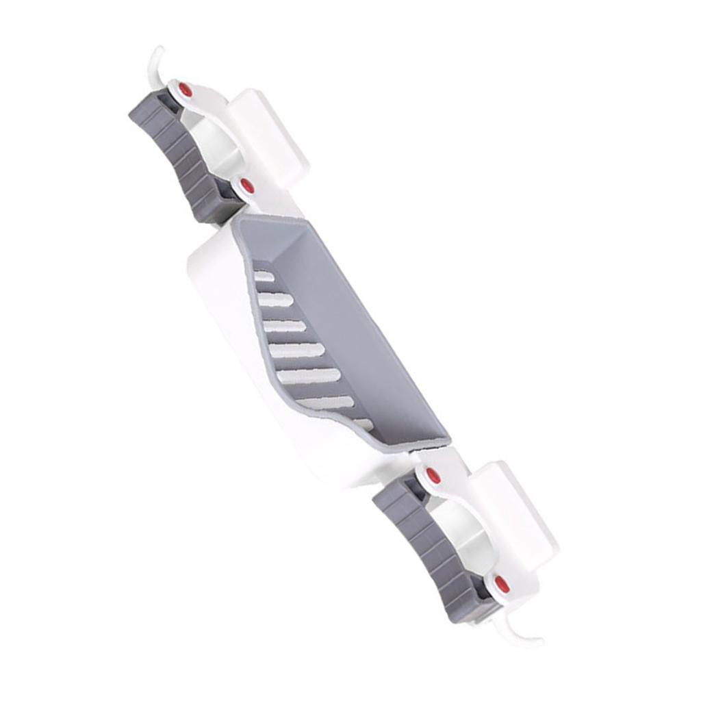 3 In1 Mop Soap Holder Household Mop Clip Wall Mount Hook Bathroom Drain Rack Soap Holder Broom Card Holder for Kitchen