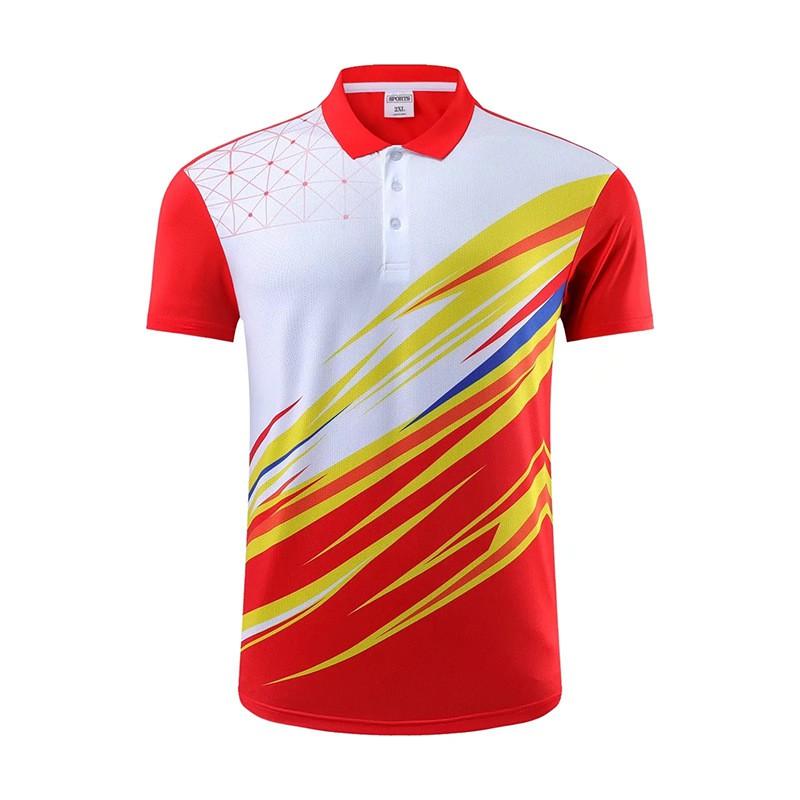 Unisex Badminton Tennis Polo Shirt Set Sportswear Training Jersey Custom Print Athletic Wear