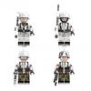 Militärische Winter Schnee Soldaten Figuren Bausteine Krieg Armee Winter Schnee Krieger Hut Zubehör Steine Spielzeug N692-695