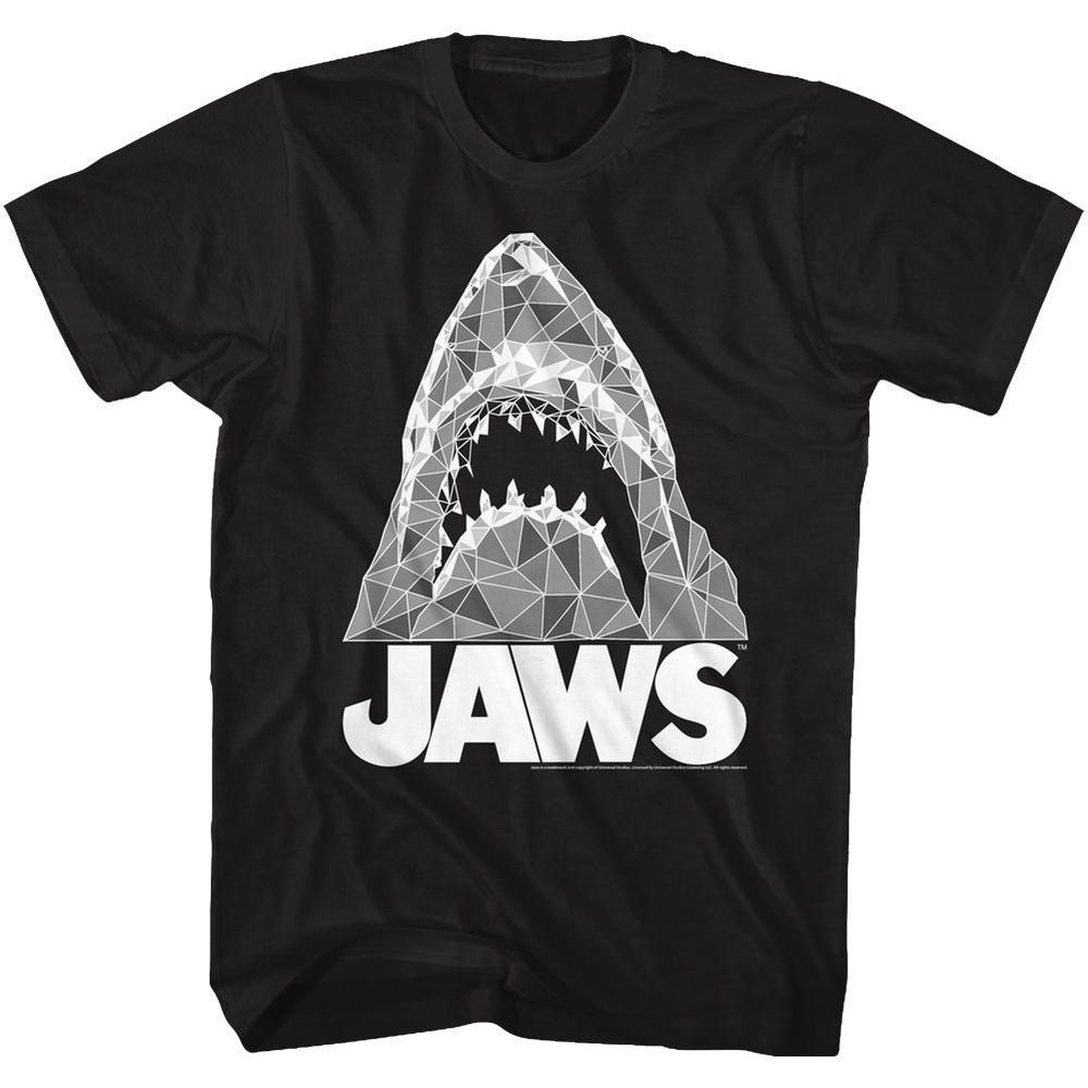 Jaws Geometric Sharks Movie Shirt XXL