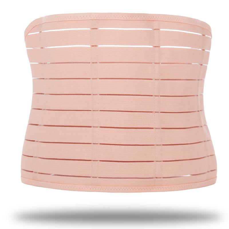 Postpartum Strap Belly Band Breathable Adjustable Size Support with Boning for Tummy and Stomach Control