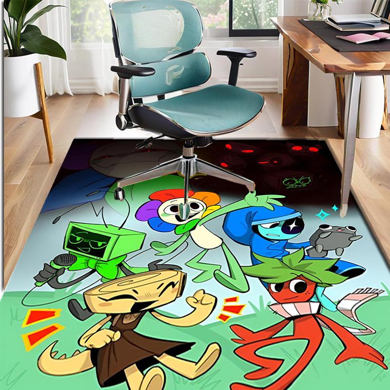 Dandy's World Pattern Rug, Indoor/Outdoor Mat, for Picnic, Gameroom, Bedroom, Office, Living Room, Home Decor Carpet, Birthday Gift