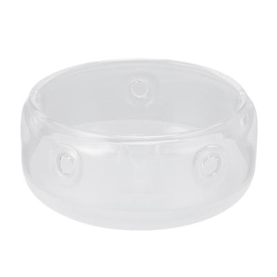 Glass Light Dome Protectors Covers Circular Lampshade Protective Glass Dome Replacement for AD300Pro Camera Flashing
