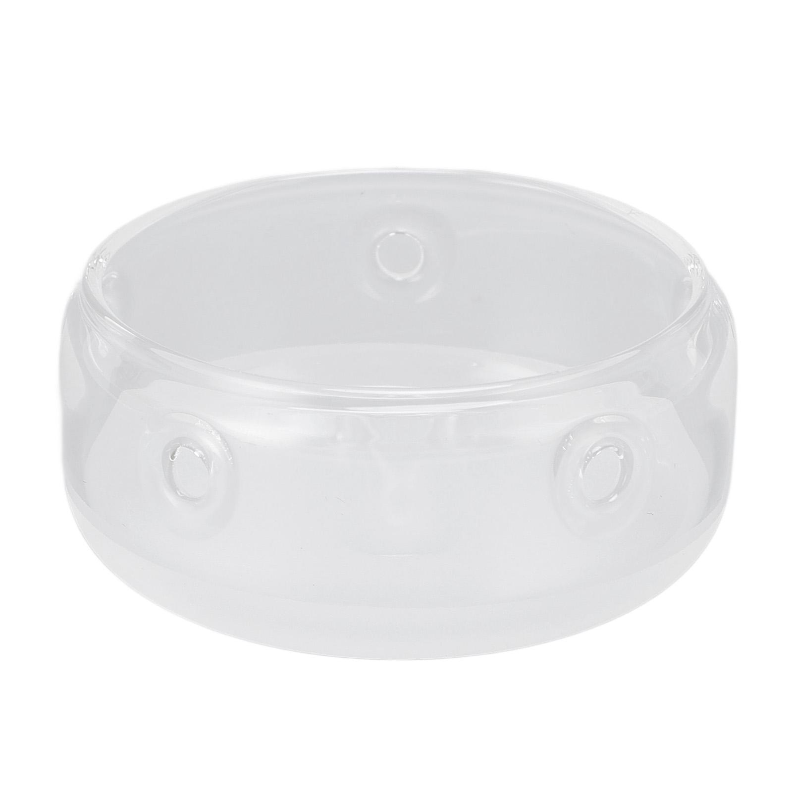 Glass Light Dome Protectors Covers Circular Lampshade Protective Glass Dome Replacement for AD300Pro Camera Flashing
