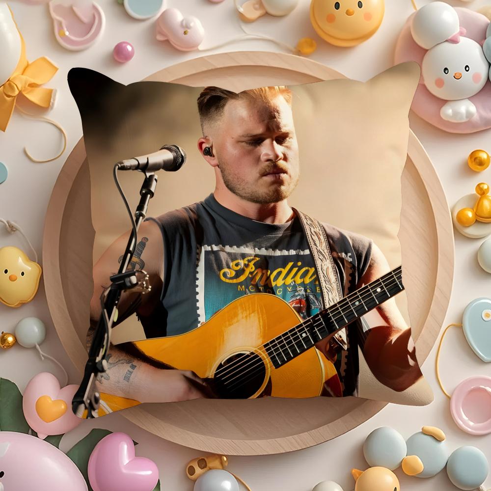 Singer-songwriter Z-Zach Bryan Cushion Cover Home & Car Multi-Scene Pillow Cover - Reversible, Soft & Durable for Daily Use