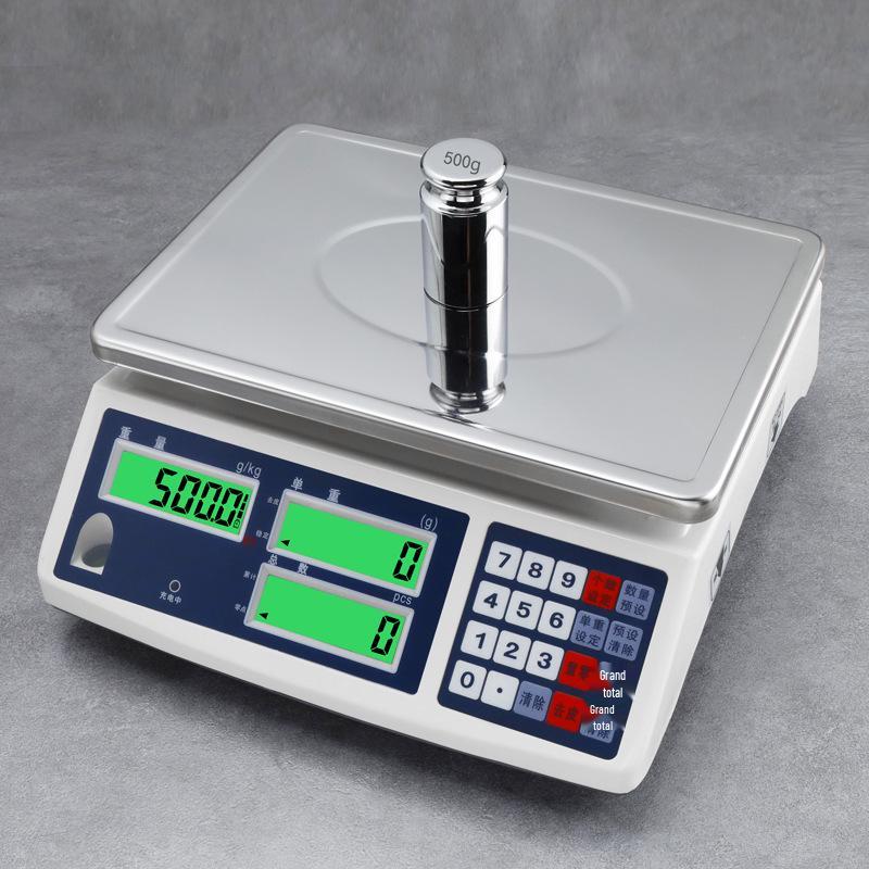 High-Precision Industrial Electronic Counting Scale - Small Platform for Accurate Weighing