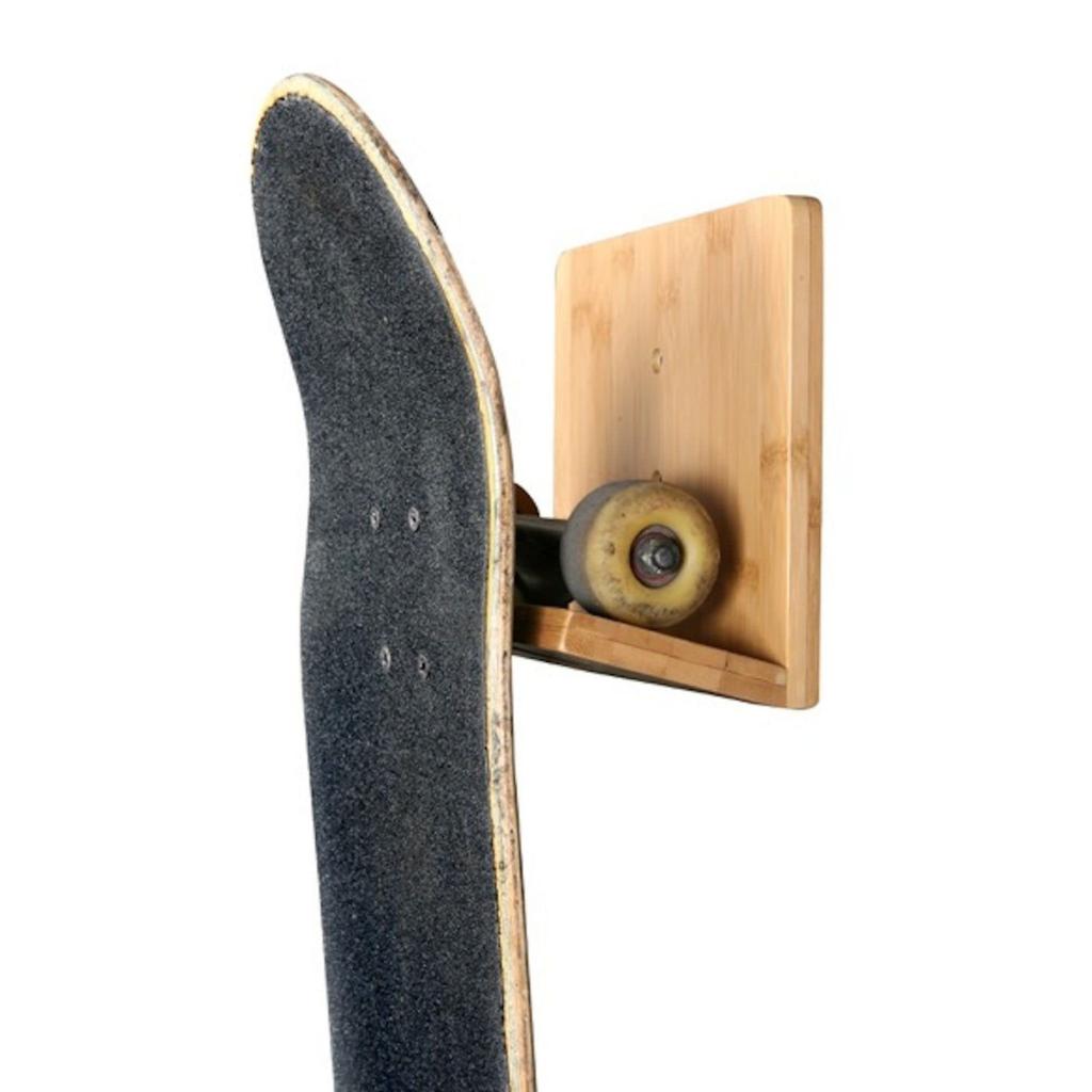 New COR Surf Wooden Bamboo Skateboard Skateboard Wall Skateboard Stand Title Rack, Easy-to-Install Mount, Eco-Friendly