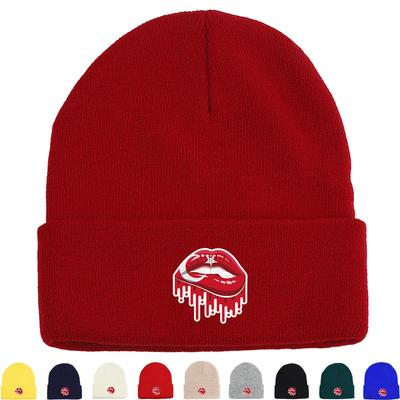 Turkey Flag Lip Warm Knitted Hat Beanie, Patriotic Skullies Beanies Fit Cancer Chemo Stylish Gorro Knit Hat Beanie