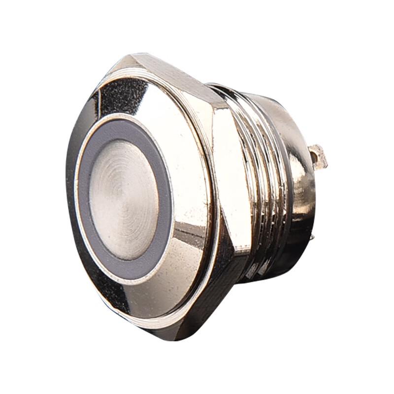 

Lieve 12mm Circular Self-Resetting Metal Push Button Switch