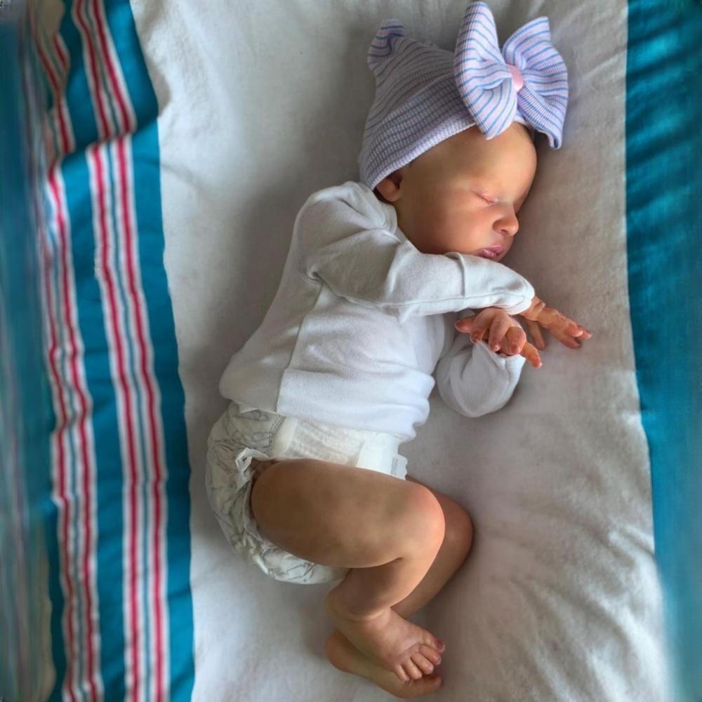 Lifelike Handmade 3D High-color Painting Reborn Dolls 20'' 50cm Soft Cotton Body Newborn Doll Closed Eyes Realsitic Sleeping Baby Doll Toys for Kids