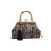 Wooden bags for women designer vintage bags fringe shoulder bag for ladies crossbody bag with chain